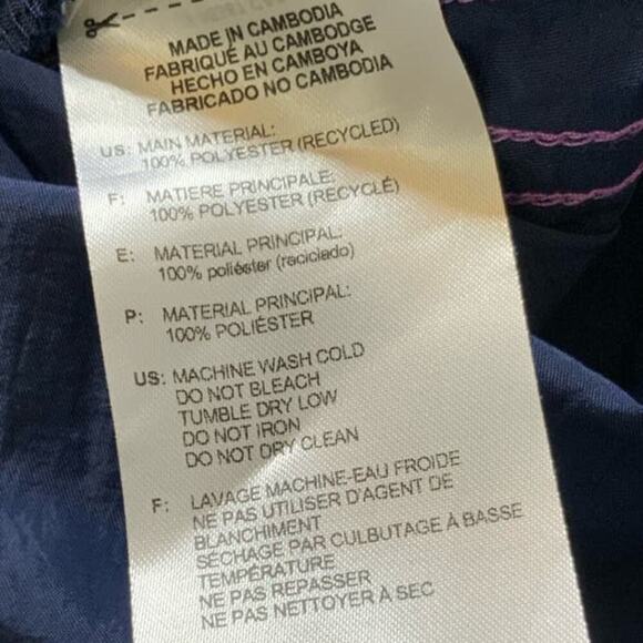 Adidas Ruffle Skirt Women's Size XS Original Collegiate Navy Purple Activewear - Picture 12 of 13